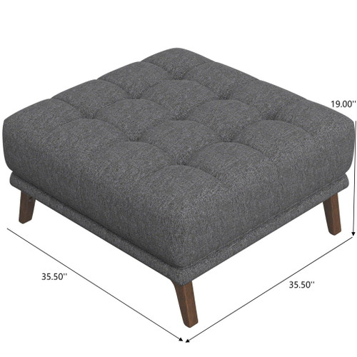 Addison - Square Upholstered Ottoman