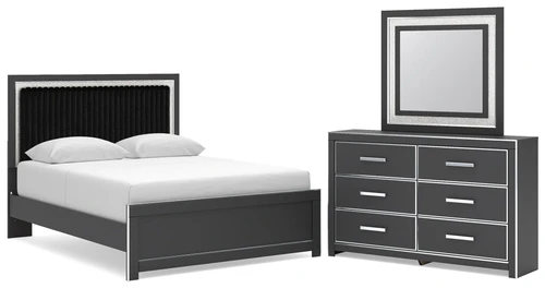 Zuraleus - Upholstered Panel Platform Bedroom Set