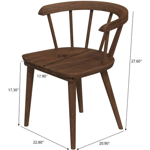 Kingsley - Dining Chair (Set of 2) - Brown