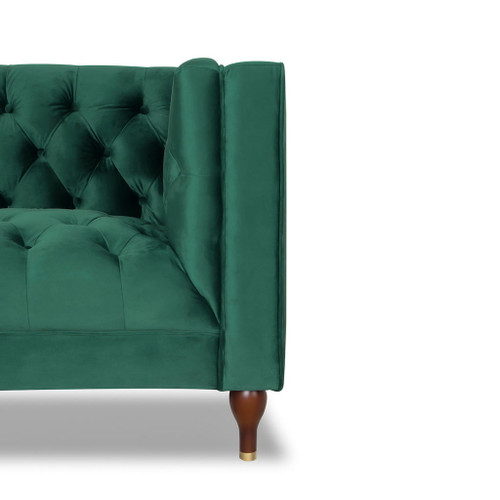 Evelyn - Mid-Century Modern Tufted Back Lounge Chair