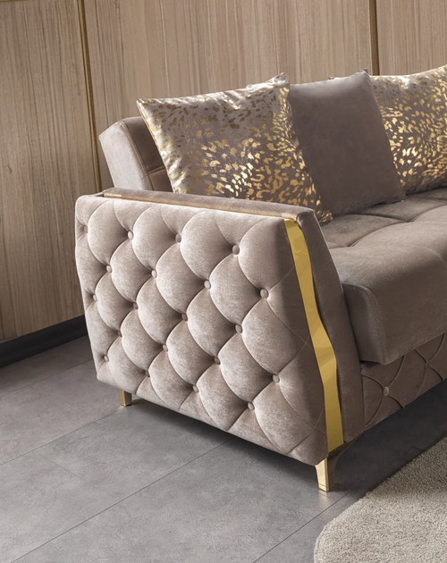 Florence Velvet Sofa 88" & Loveseat 64" Set