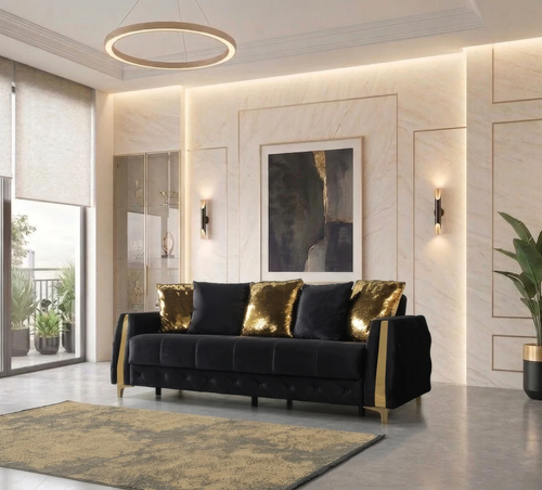 Florence Velvet Sofa 88" & Loveseat 64" Set