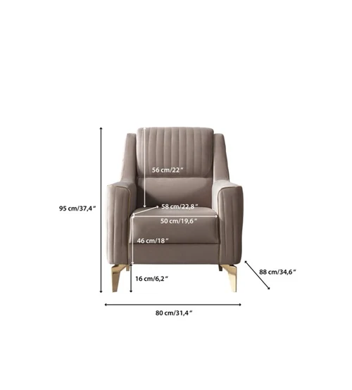 Sandra Velvet Sofa 88" & Loveseat 64" Set