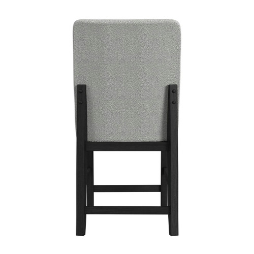 Portland - Square Back Counter Stool (Set of 2) - Black / Gray