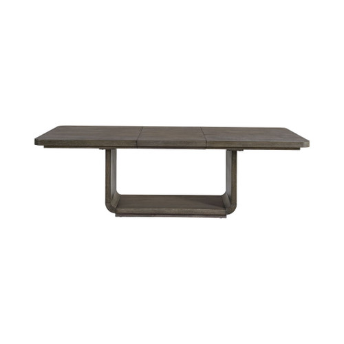 Hollywood Park - Rectangular Dining Table With Leaf - Dark Gray