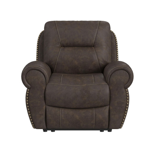 Topeka - Recliner - Rocky Brown