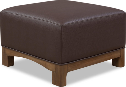 Arden - Upholstered Ottoman - Dark Chocolate / Tavern Brown