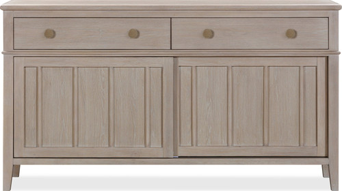 Camden - Two Drawer Two Door Oak Wood Sideboard - Chai