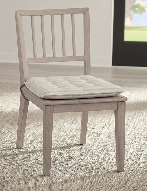 Camden - Wood Dining Chair (Set of 2) With Detachable Cushion - Chai And Oat
