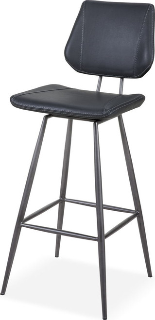 Crossroads - Vinson Modern Swivel Bar Stool (Set of 2) - Cobalt