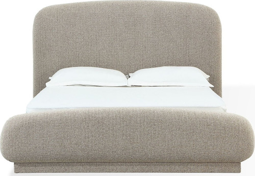 Tirimbina - Chenille Upholstered Platform Bed