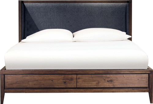 Boracay - Upholstered Wingback Storage Bed