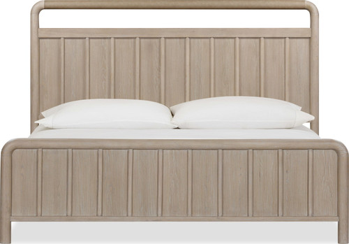 Camden - Shiplap Oak Wood Platform Bed