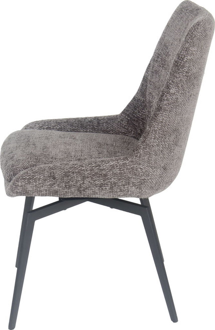 Ceo - 180 Degree Return Swivel Upholstered Dining Chair (Set of 2)