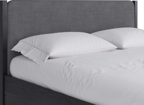 Elora - Wood And Velvet Upholstered Bed