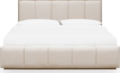 Gardenia - Wood Frame Upholstered Platform Bed