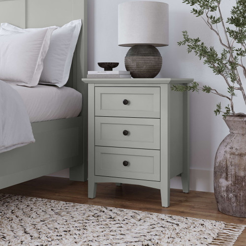 Grace - Three Drawer Nightstand