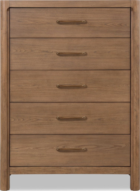 Morris - 5 Drawer Chest - Claystone
