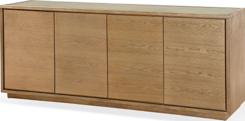 One - Modern Coastal Four Door Sideboard - White Oak
