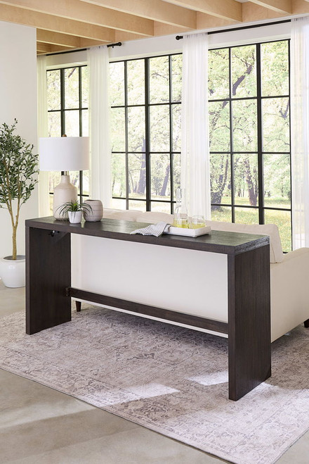 Oxford - Gathering Table With USB / Power - Basalt Gray