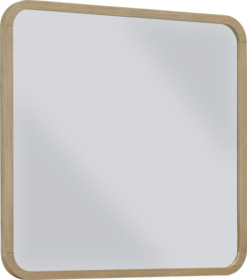 Penny - Beveled Glass Wall Or Dresser Mirror - Buff Cream