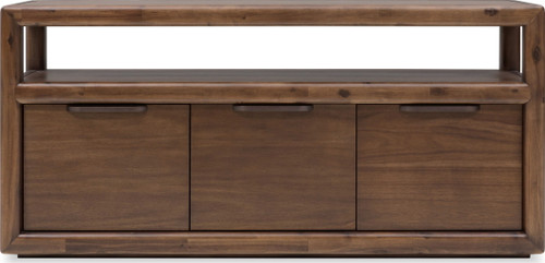 Sol - 64" Media Console - Brown Spice