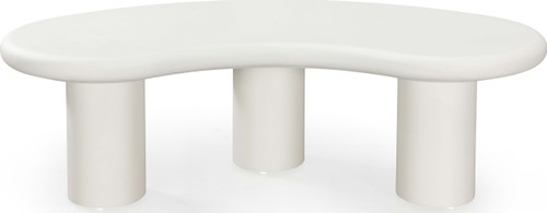 Sven - Tall Wooden Coffee Table - Rice