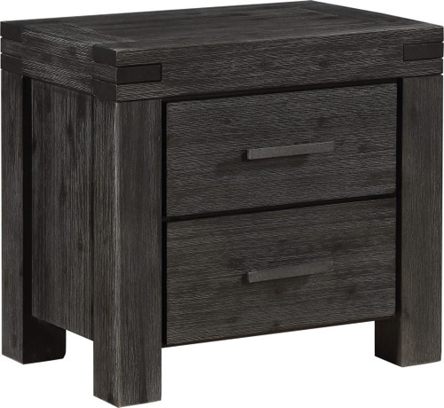 Meadow - Solid Wood Two Drawer Nightstand