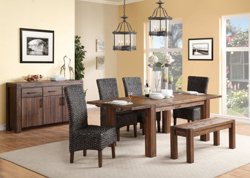 Meadow - Solid Wood Extending Dining Table