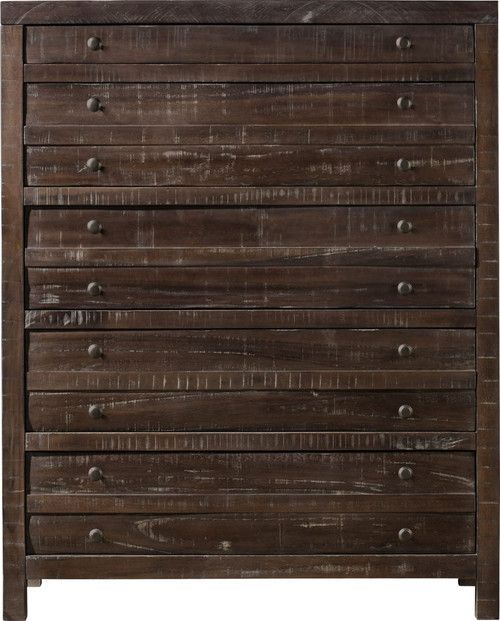 Townsend - Five Drawer Solid Wood Chest - Java (2024)
