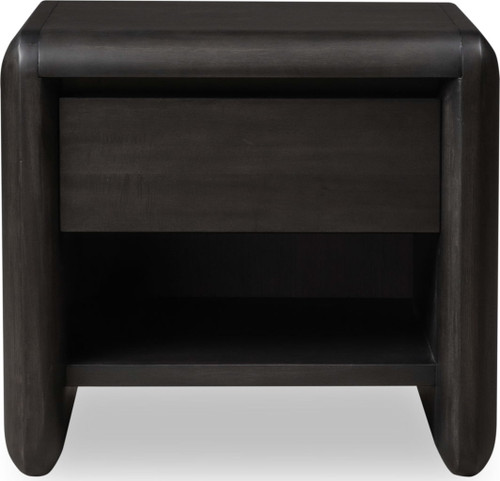 Xolani - One Drawer Acacia Wood Nightstand - Jaguar