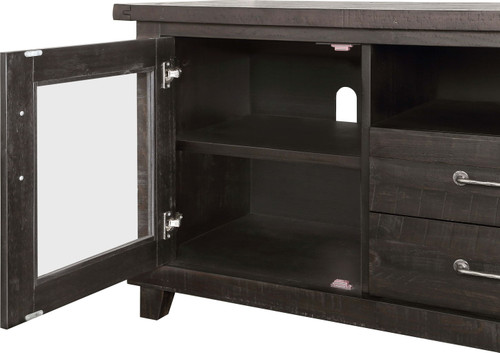 Yosemite - Solid Wood Two Drawer Media Console - Cafe