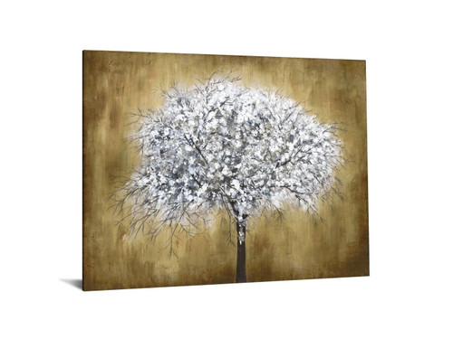 Tempered Glass Plus Foil Blooming Tree - Light Brown