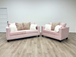 Sofa and Loveseat Set Alana in Velvet by Happy Homes HH-210