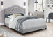 Starbed Gray Bed in  Linen by Happy Homes HH-Starbed-Gray