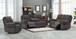 Harper Gray 3PC Reclining Set in Chenille Fabric HH-Harper