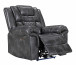 Alexa 3pc Power Reclining Living Room Set in Leather