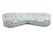 Amazon 3pcs. Power Reclining Sectional in Leather Gel