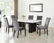 Finland Dining Room Set in Velvet HH-Finland by Happy Homes