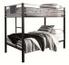Isla Gray Twin over Twin Bunk Bed HH-B106-59-Gray