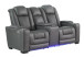 3Pcs Modern Power Reclining Living Room Set in Ash-Gray Color