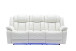 Lucky Charm 3pcs Reclining Sofa and Loveseat Set in Leather Gel