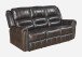 Houston II Reclining Living Room Set in Leather