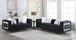 Sofa and Loveseat Set Miley Velvet by New Era Innovations NEI-S1771-2pcs-Black
