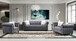 Sofa and Loveseat Set Milan Velvet by New Era Innovations NEI-S8188