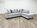 L Shaped Sectional Moderno in Thick Fabric by Happy Homes HH-110