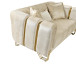 Santana Velvet Loveseat NVF-SANTANA-IVORY-L