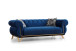 Rosy Sofa and Loveseat in Velvet NVF-ROSY-NAVY-SL