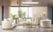 Fanci Sofa and Loveseat in Velvet NVF-FANCI-IVORY-SL