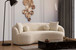 Bonita Sofa and Loveseat in Boucle by NVF-BONITA-IVORY-SL